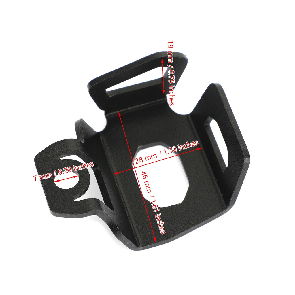 Rear Brake Fluid Reservoir Guard Cover for Kawasaki Ninja 250 300 400 650 (2018–2023)