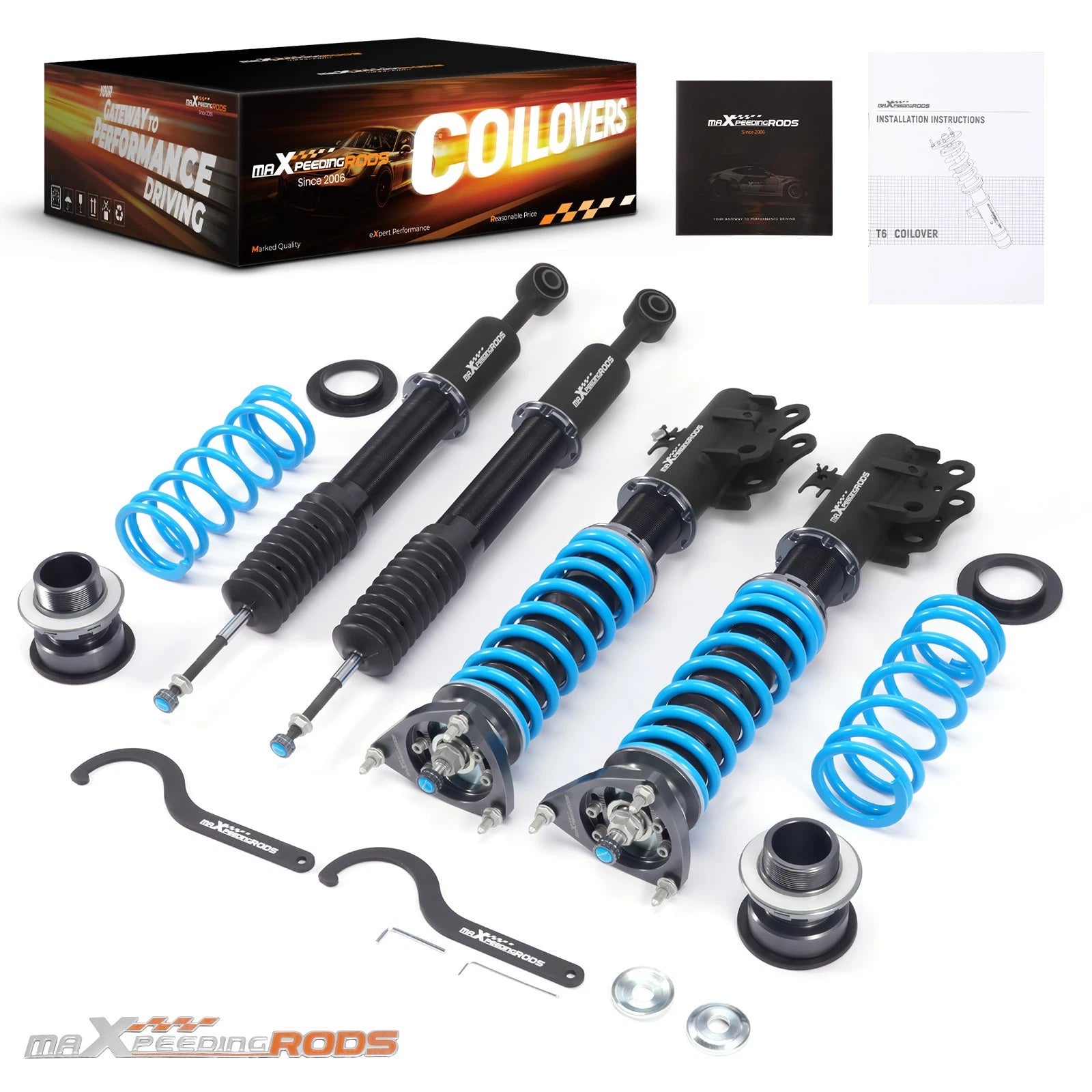 T6 Coilover 24 Level Damper Shock for Scion xB (2004–2006)