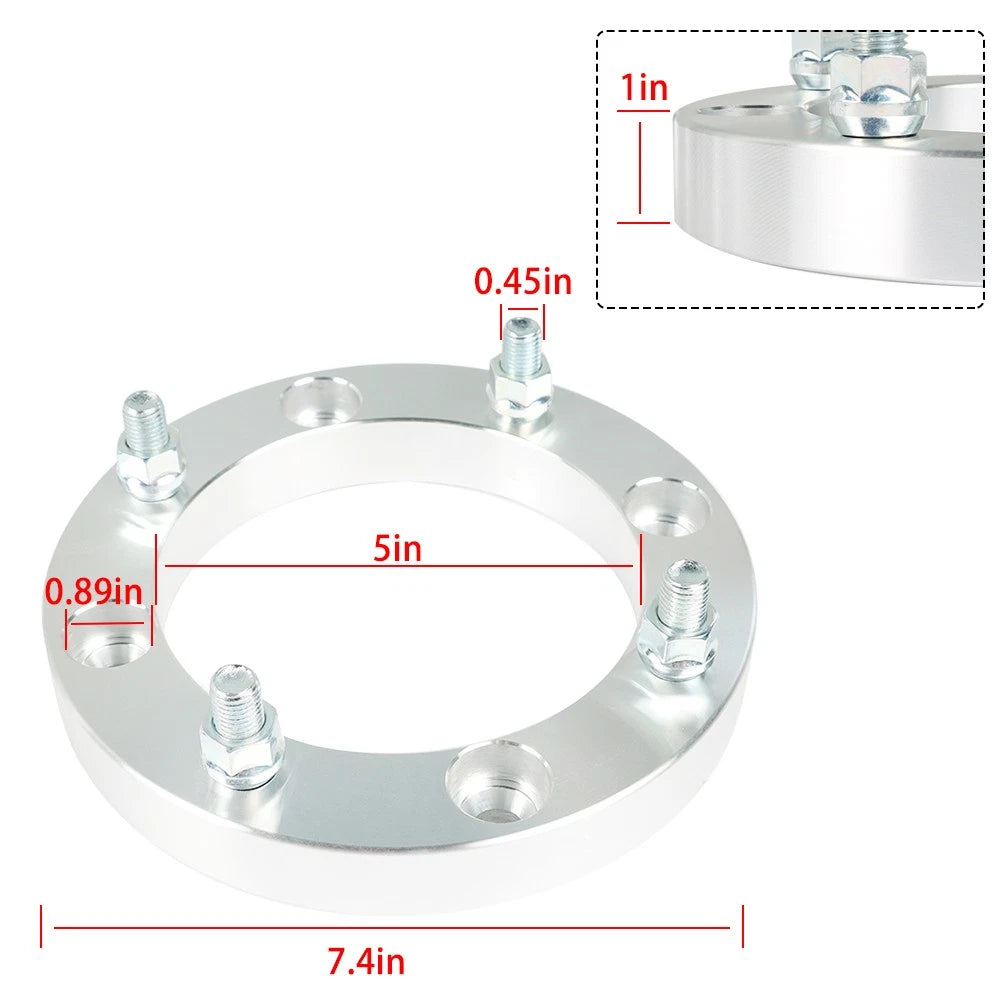 Set of 4 Wheel Spacers for Polaris RZR XP 900 1000 (2011–2020)