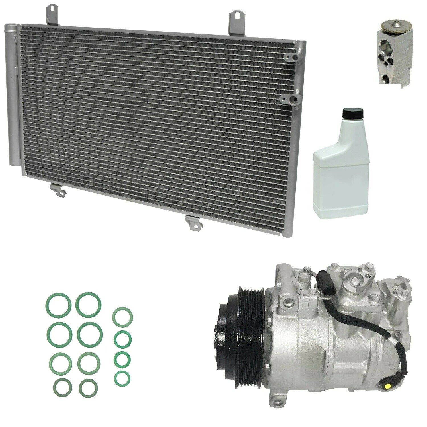 AC Compressor Kit with Condenser for Honda CR-V (2012–2016)