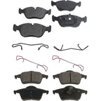 Set of 4 Semi-Metallic Brake Pads for Volvo S70 (1999–2000)