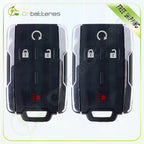 2X Remote Key Fob Uncut Shell Case for Chevrolet Silverado GMC Sierra (2014–2019)
