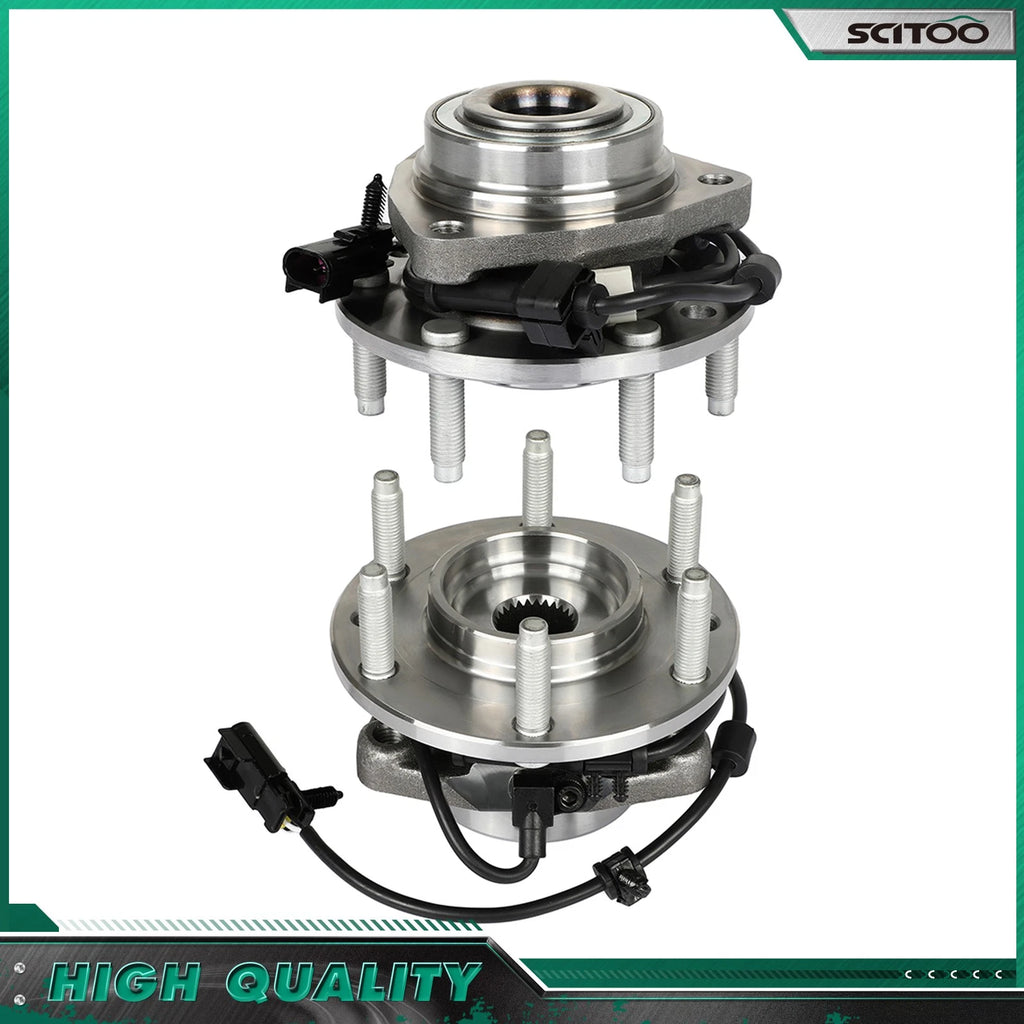 2X Front Wheel Bearing Hub Assembly for Chevrolet Trailblazer GMC Envoy (2002–2009)