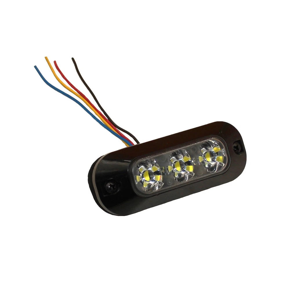 Ecco 3730 Series Surface Mount LED Light Head for Class II Vehicles (12V-24V)