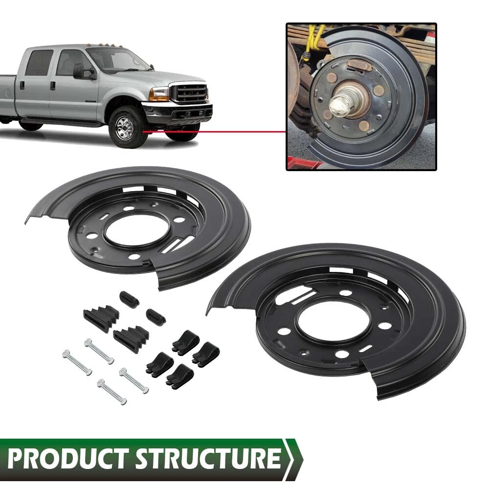 Rear Brake Dust Shield Plate for Ford Excursion F250 F350 F450 Super Duty