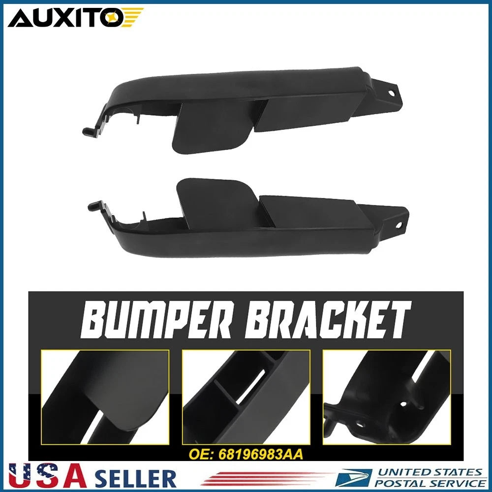 Set of 2 Front Bumper Mounting Brackets for Ram 1500 (2013–2018)