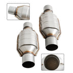 2X 2.5" Universal Catalytic Converter for Chevy Silverado 1500 (YYYY–YYYY)