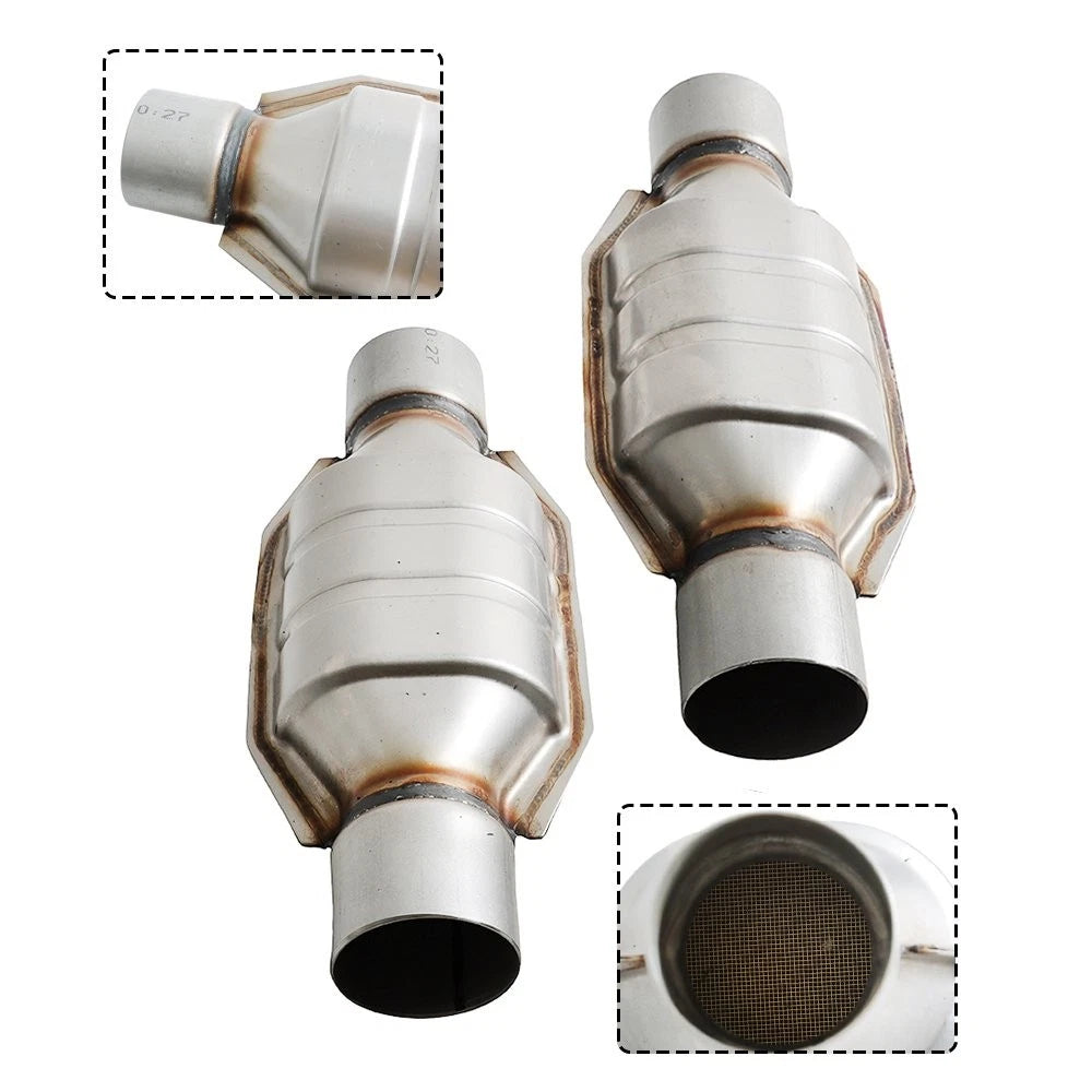 2X 2.5" Universal Catalytic Converter for Chevy Silverado 1500 (YYYY–YYYY)