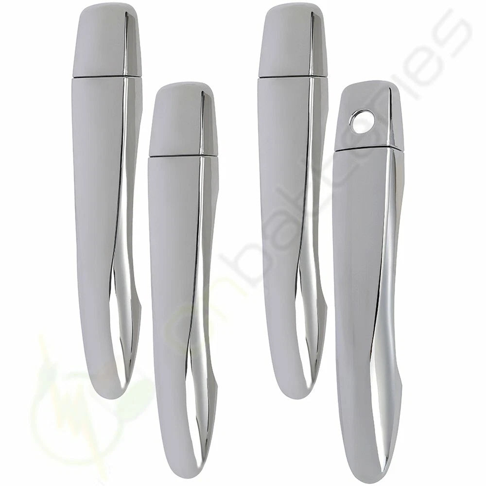 Set of 4 Chrome Door Handle Covers for Nissan Rogue Sport (2014–2019)