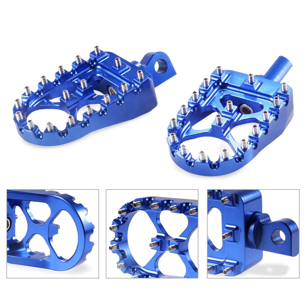 1 Pair CNC Wide MX Style Foot Pegs for Harley Sportster Softail