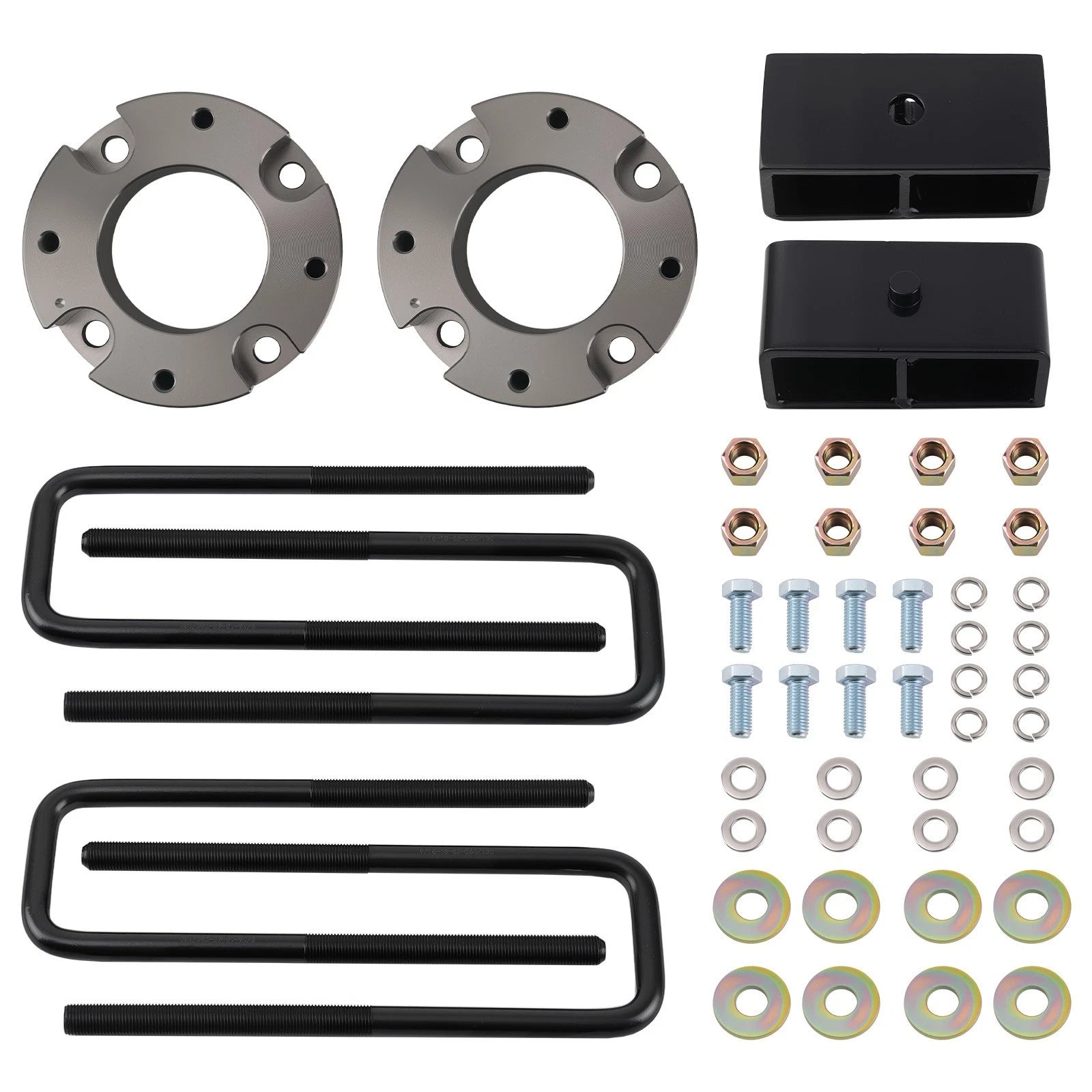 3" Front 2" Rear Billet Aluminum Lift Spacer Kit for Toyota Tundra Sequoia (2007–2021)