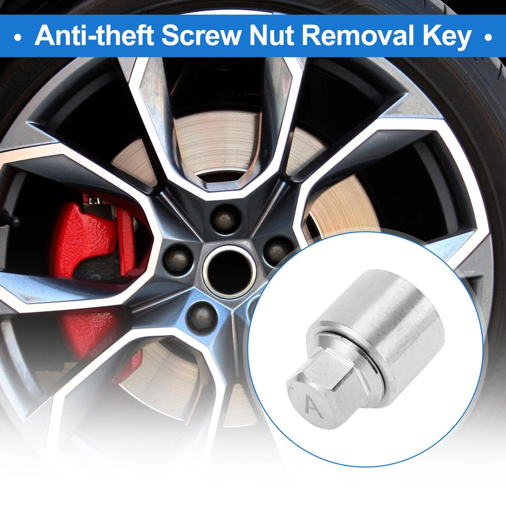 Type A Wheel Lock Lugnut Antitheft Key Socket for Skoda VW 