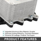 Engine Oil Cooler Filter Housing for BMW 5 6 7 Series (No. 17217803830)