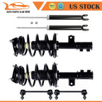 Front Struts & Rear Shock Absorbers for Hyundai Elantra (2007–2010) w/Sway Bar Links