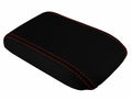 Console Lid Armrest Cover for Honda Prelude (1997–2001) Carbon Fiber Red Stitch