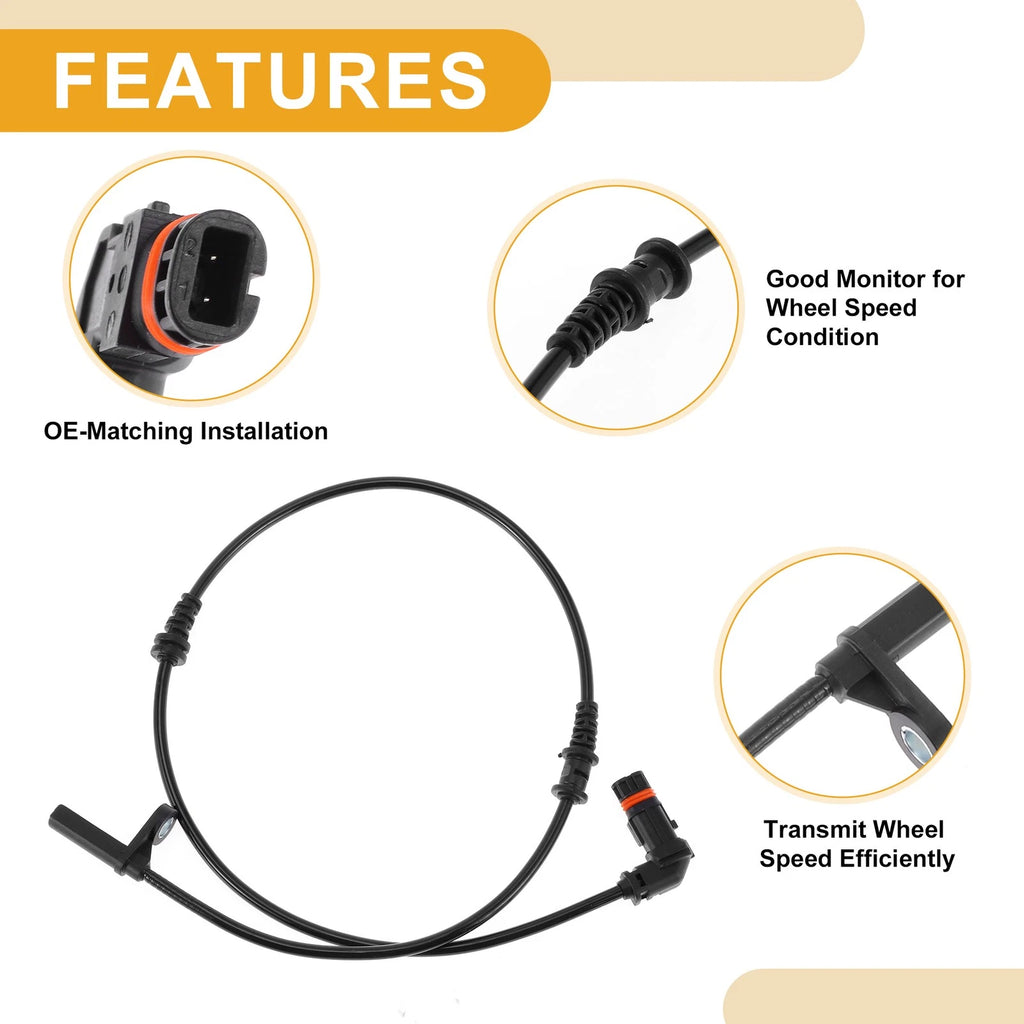 ABS Wheel Speed Sensor No. 2045401817 for Mercedes-Benz C63 (2008–2015)