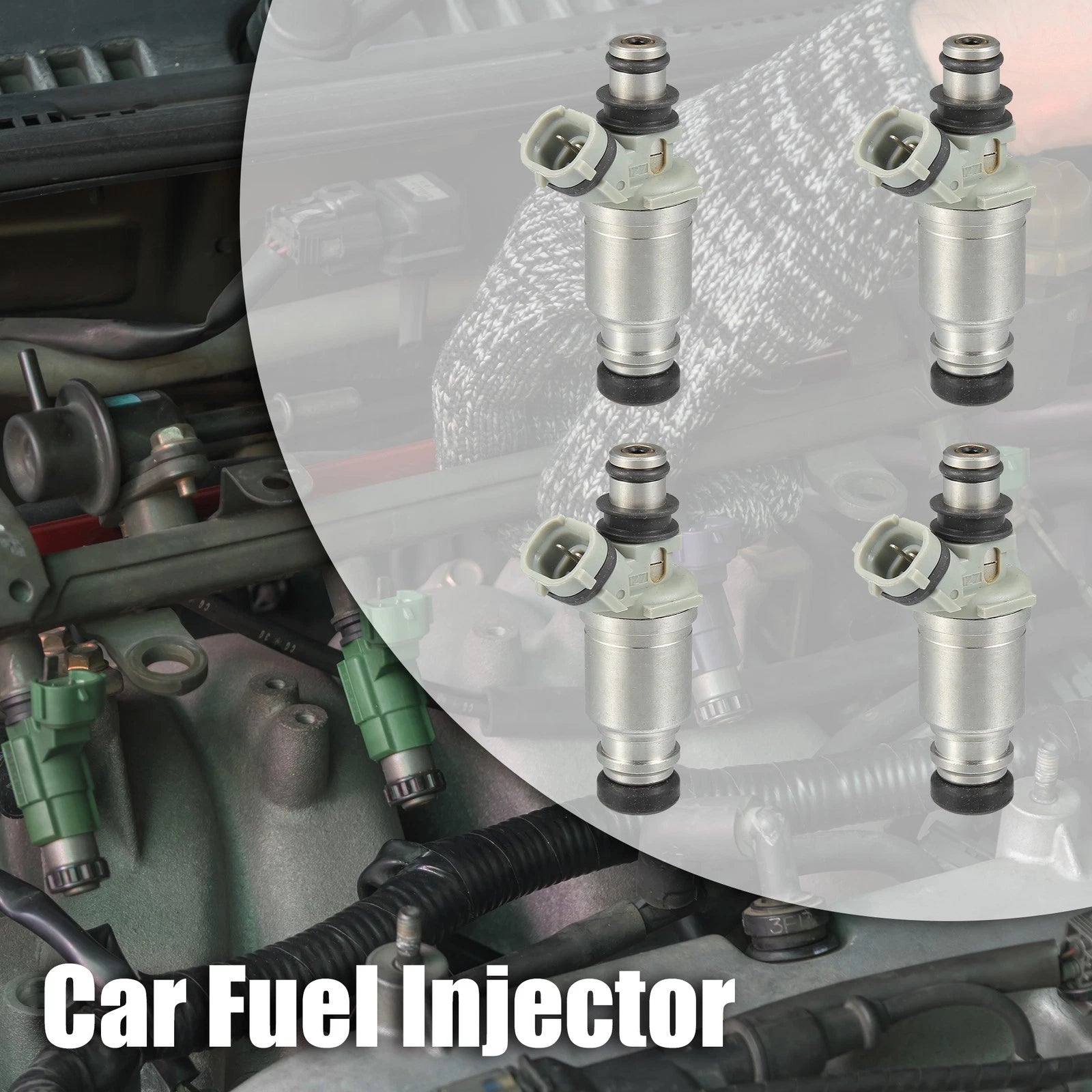 Set of 4 Fuel Injectors for Toyota Celica 1.6L (1990–1993) 23209-16120