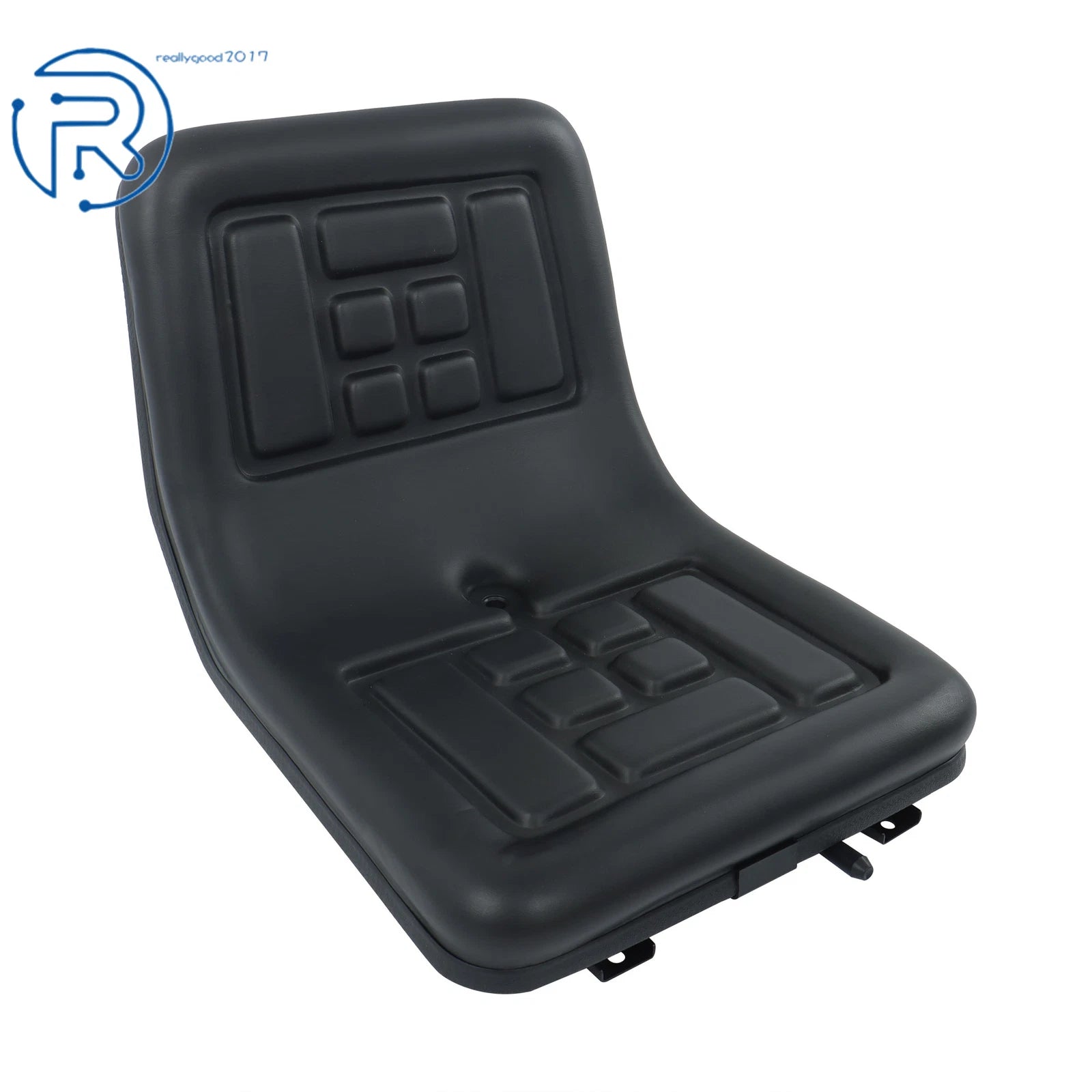 Universal High Back Mower Seat for Lawn Tractor (Durable Black)