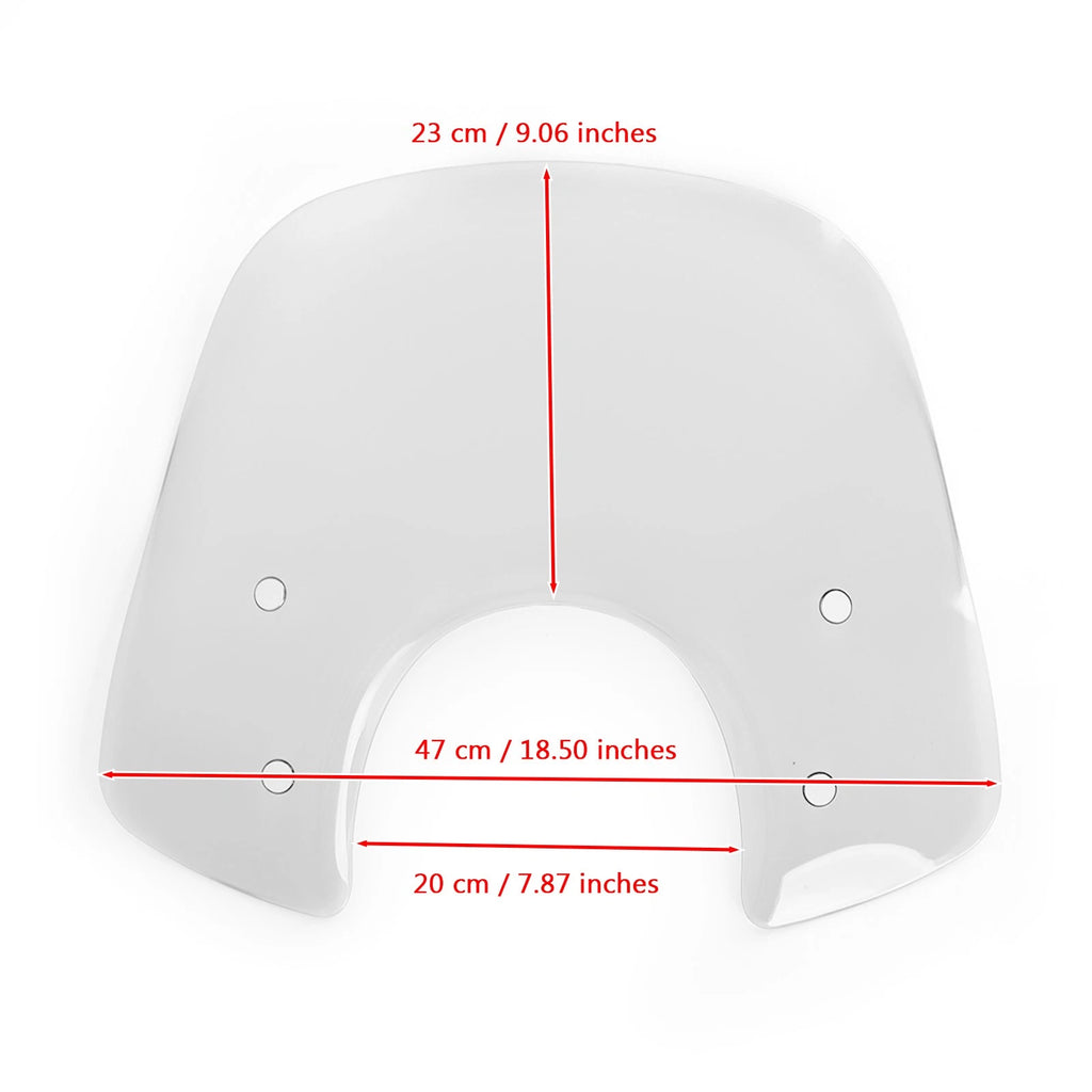 Windshield Windscreen for Vespa LX50 LX125 LX150 GT200 GTS300 (2006–2023)