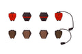Brembo Front Ceramic Disc Brake Pads Set for Audi A8 Quattro VW Passat (–)