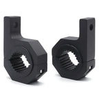 2X 1.5'' 2'' LED Mount Brackets for Roof Roll Cage Light Bar Clamps