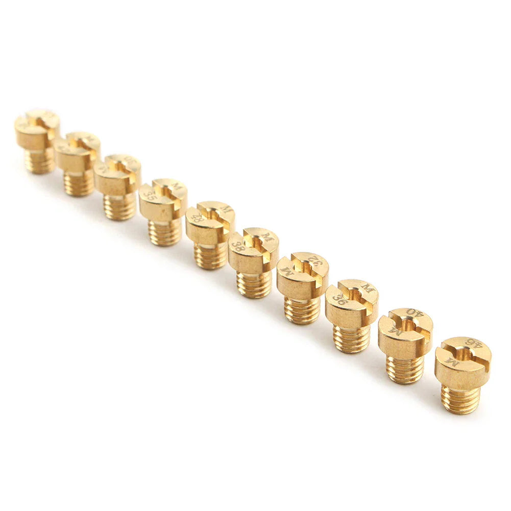10 x 70-88 M5 Main Jets for Dellorto Carburetors SHA SHB UA UB PHBG VHB-CS