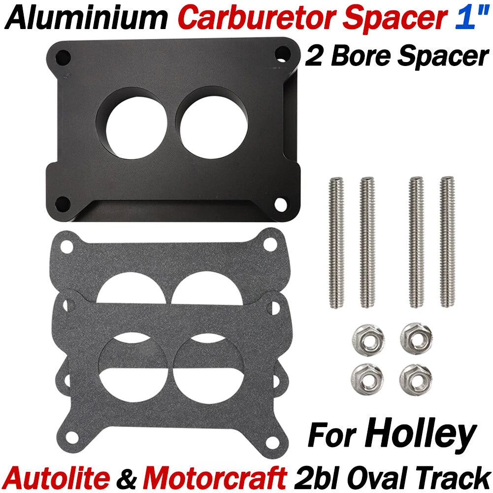 1" Carburetor Spacer & Gasket for Holley Autolite Motorcraft (2bl)