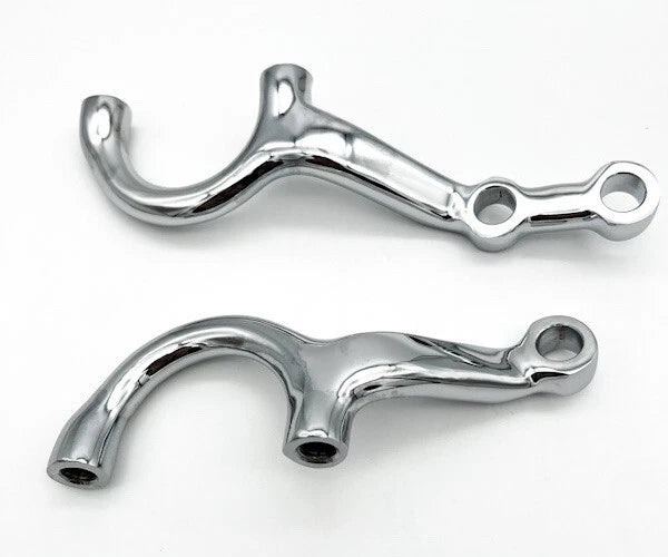 Chrome Steering Arms 1-3/4 In Drop for 1937-1948 Ford Spindles