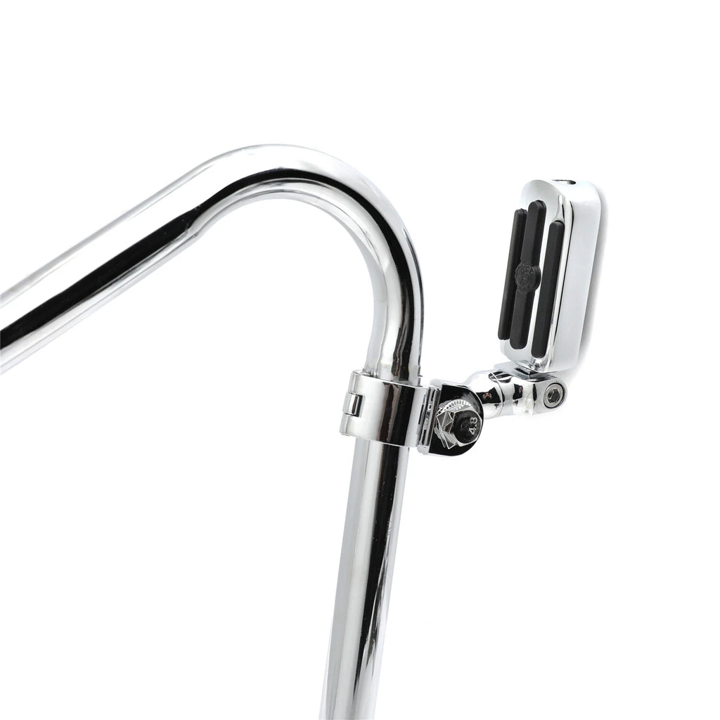 Chrome Streamliner Skull FootPeg Kit for Honda GL1800 VT750 (2001–2023)