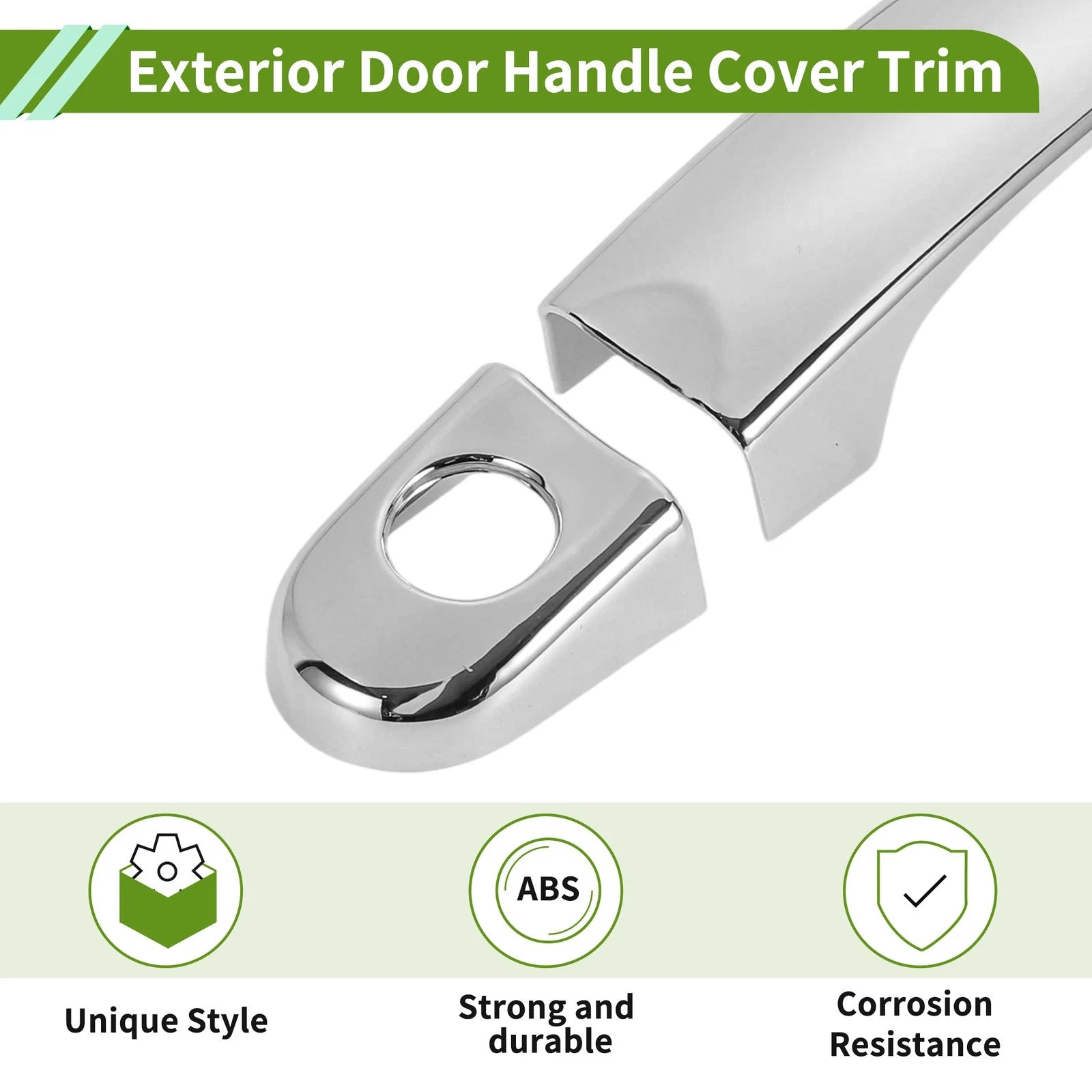 Set of 8 Exterior Door Handle Cover Trim for Volkswagen Transporter