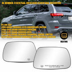 2pcs Heated Mirror Glass for Jeep Grand Cherokee (2005–2010)