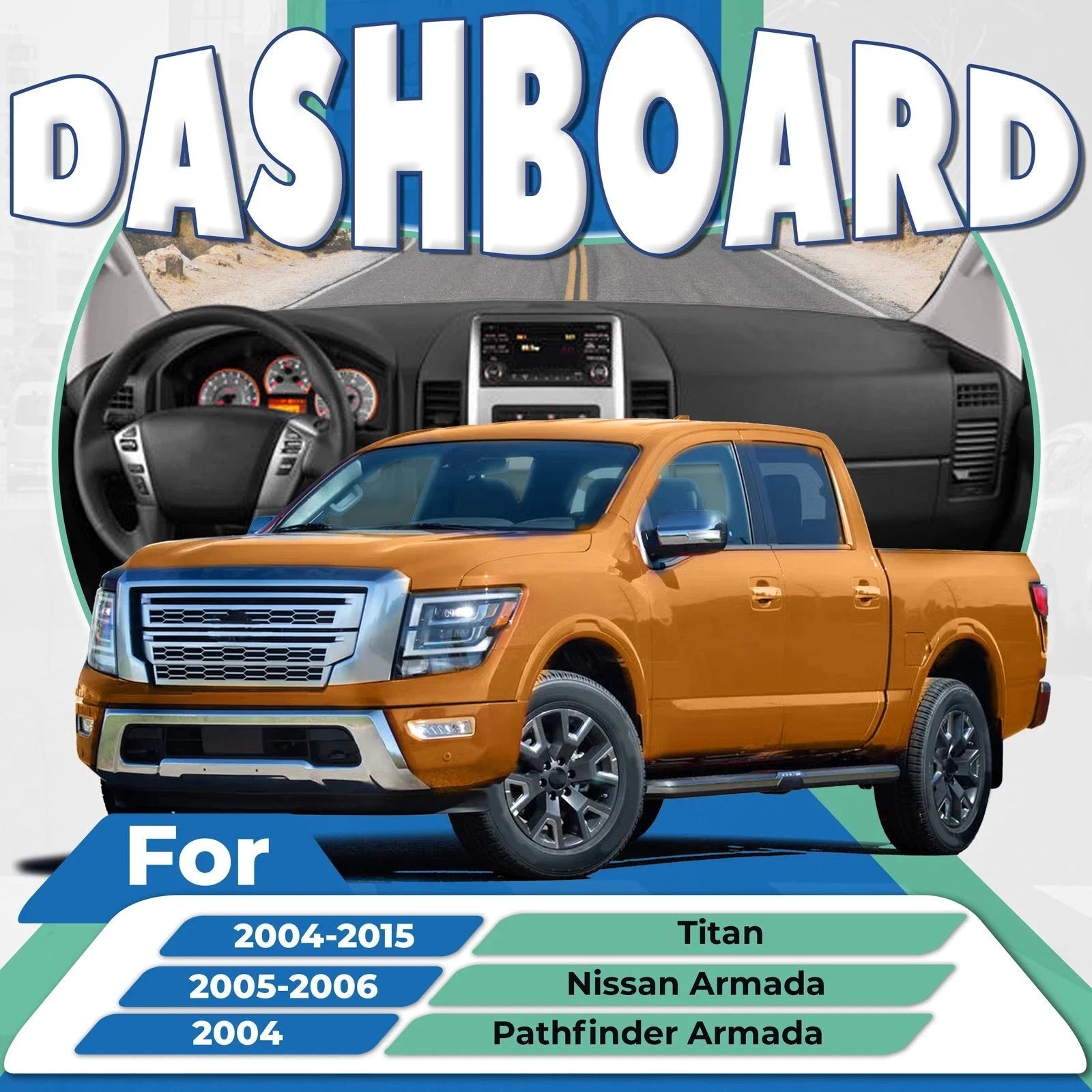 Center Console Panel for Nissan Titan Armada (2004–2007)