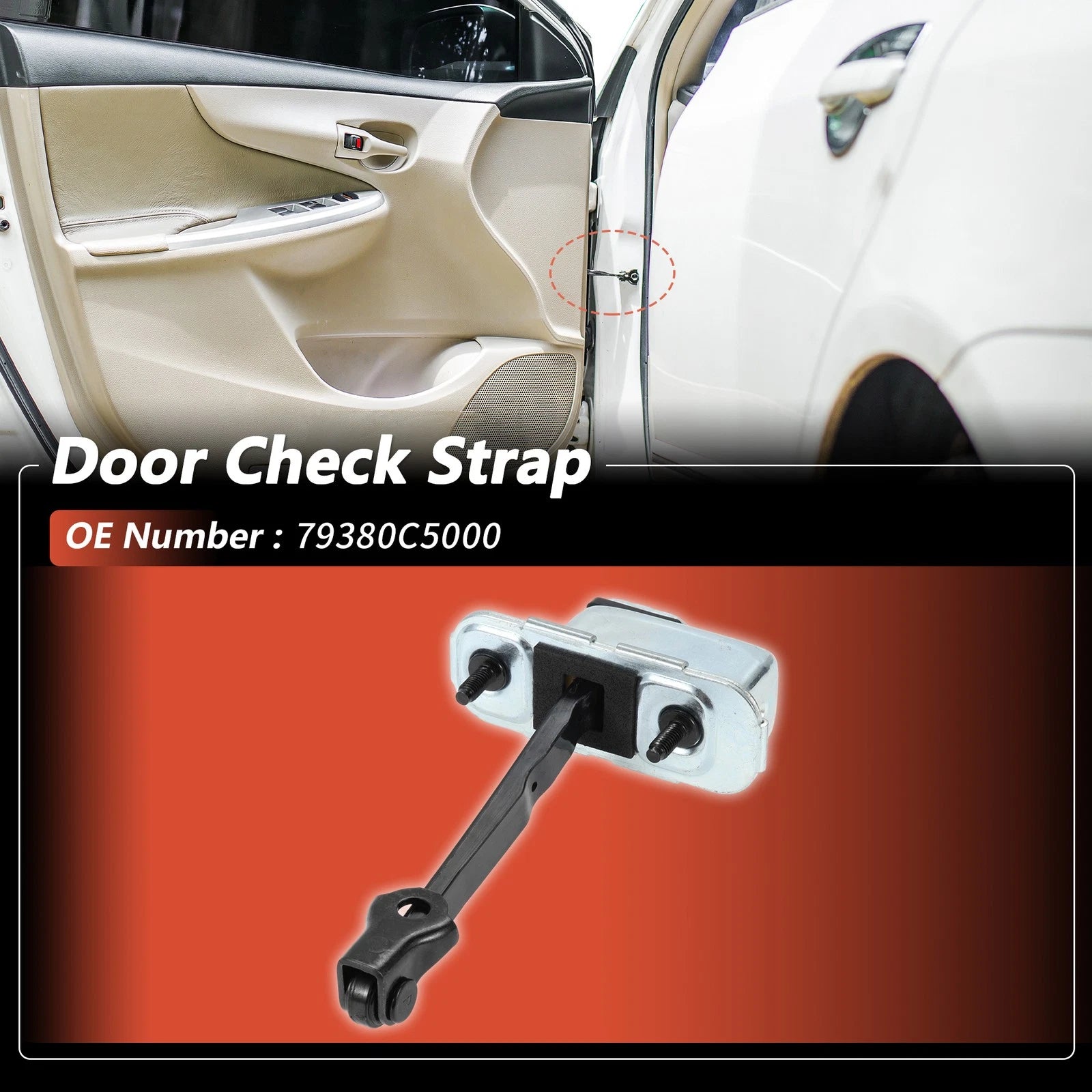 Front Left Door Check Strap for Kia Sorento (2016–2017) No.79380C5000