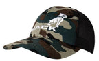 Mack Trucks Trucker Hat Camouflage Front Panel Black Mesh Back Adjustable