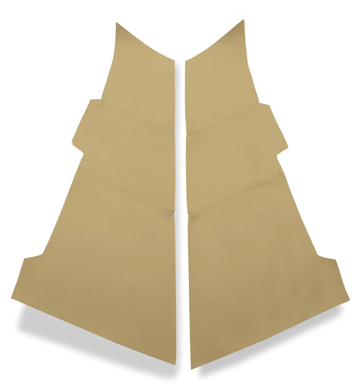 2X Leather Door Panel Cover Cards for Honda Accord Sedan (2008–2012)