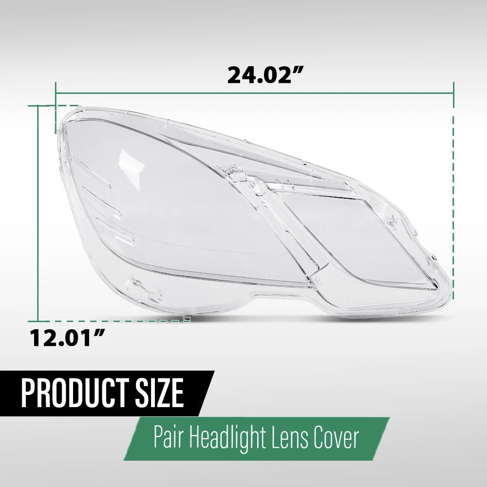 Headlight Replacement Lens for Mercedes-Benz E Class W212 (2009–2013)