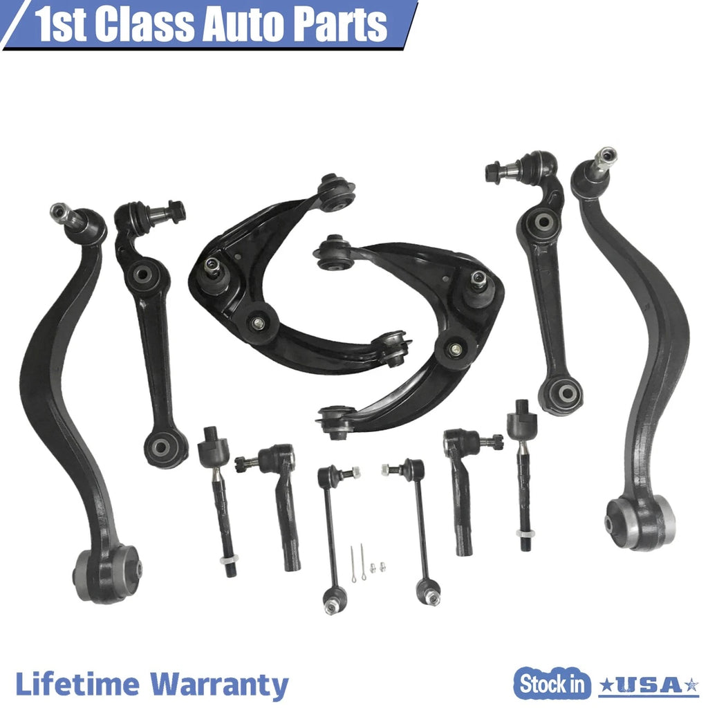 12pc Front Suspension Control Arms Kit for Ford Fusion Milan (2006–2007)