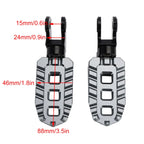 Front Footrests Foot Pegs for Honda Rebel 250 300 500 (2017–2024)