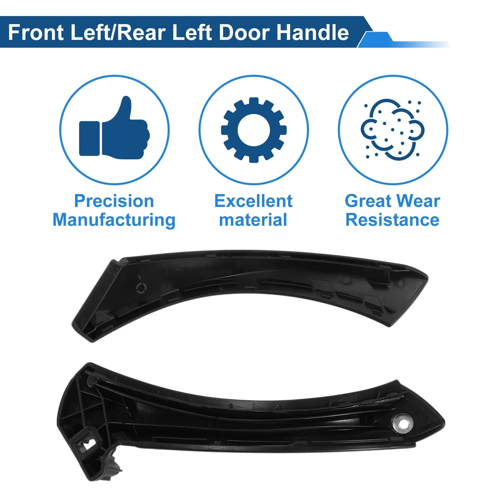 Inner Door Panel Handle for BMW 3 Series E90 E91 (2004–2012) No. 51417230851 Black