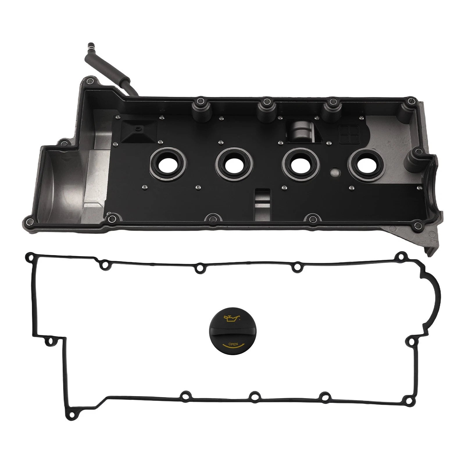 Engine Valve Cover for Hyundai Tucson 2.0L (2005–2009) 22410-23800 Black