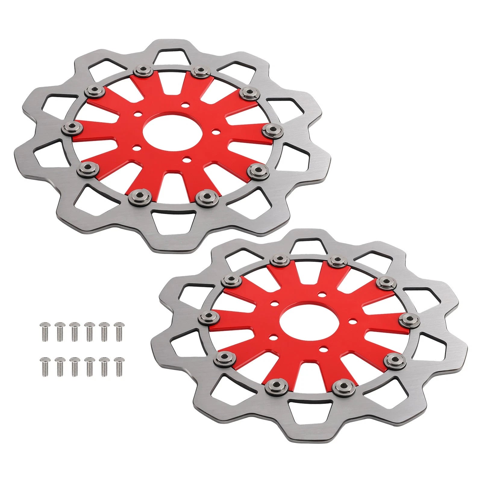 2X Front Floating Brake Rotor for Harley-Davidson Softail Sportster (2015–2024)