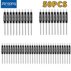 Set of 50 Mini Pocket Screwdrivers with Magnetic Tip and Clip