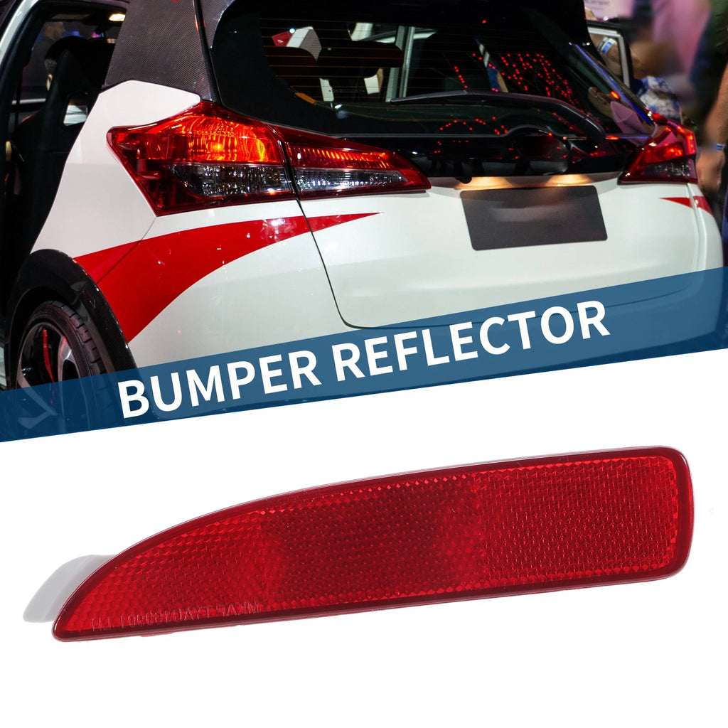 Rear Left Bumper Reflector No. 52164WB002 for Toyota Prius (2019–2022) Red