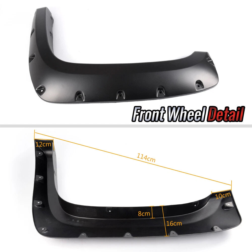 Fender Flares Pocket Rivet Style for Silverado 1500/2500HD/3500HD