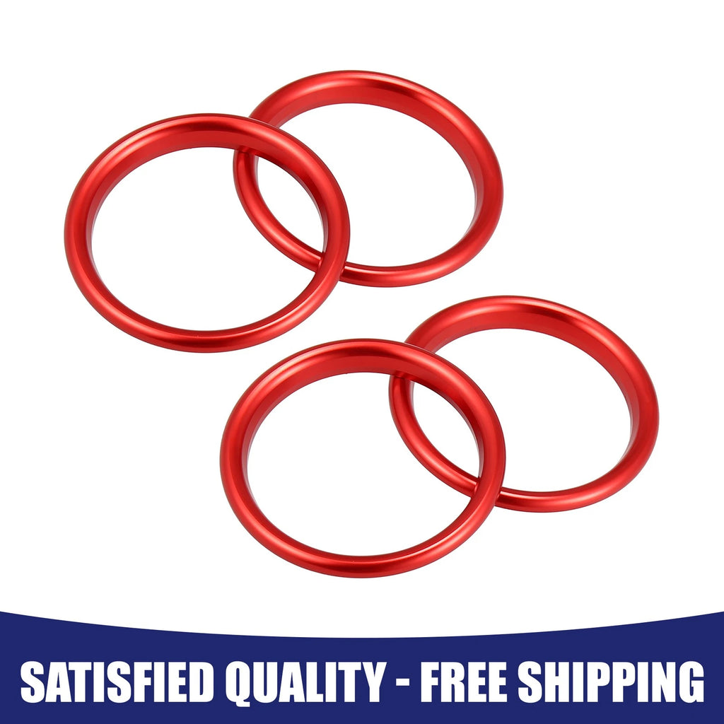 Set of 4 Air Condition Vent Ring Decoration Covers for Audi A3 (2013–2021)