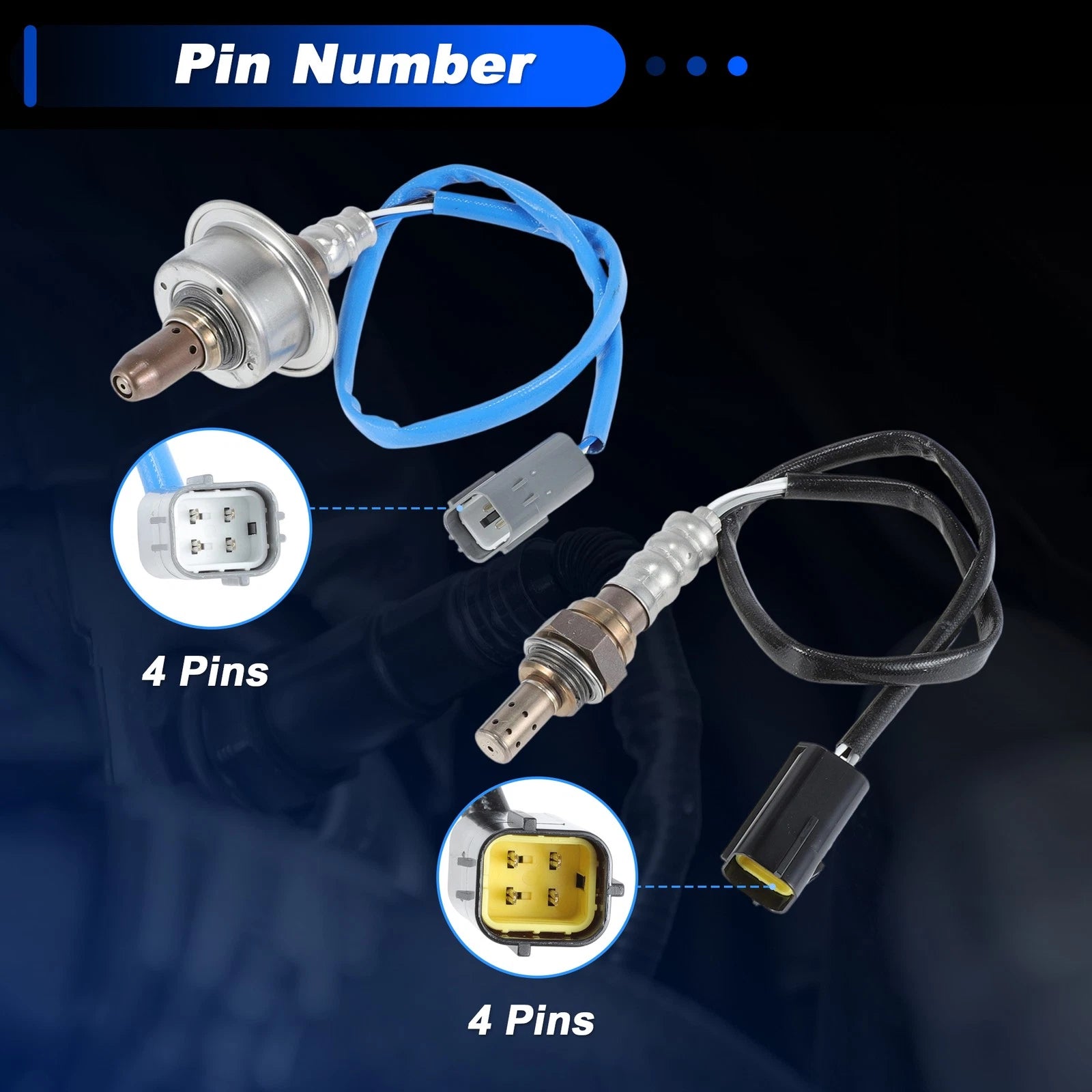 2X Oxygen Sensor for Nissan Sentra 2.0L L4 (2010–2012) 2349052