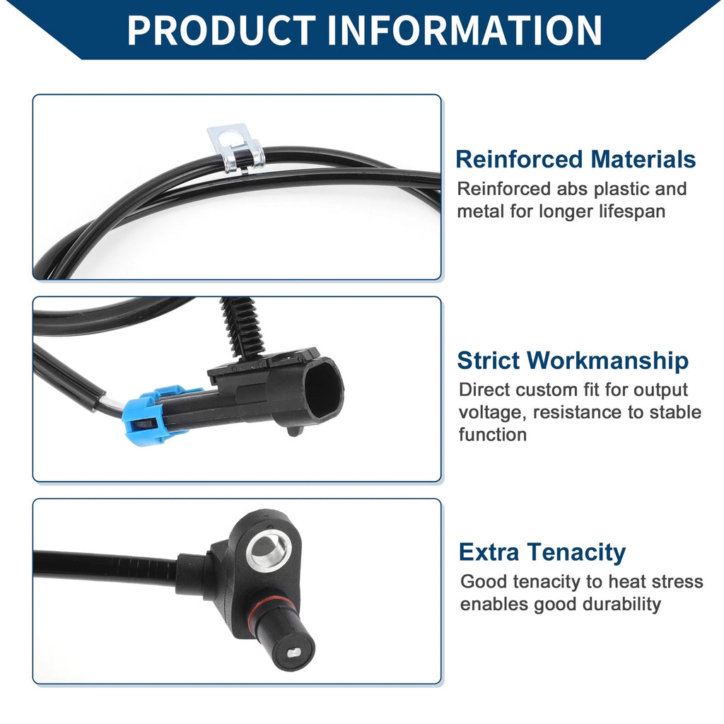 ABS Wheel Speed Sensor No. 15997070 for Cadillac Escalade (2002–2020)