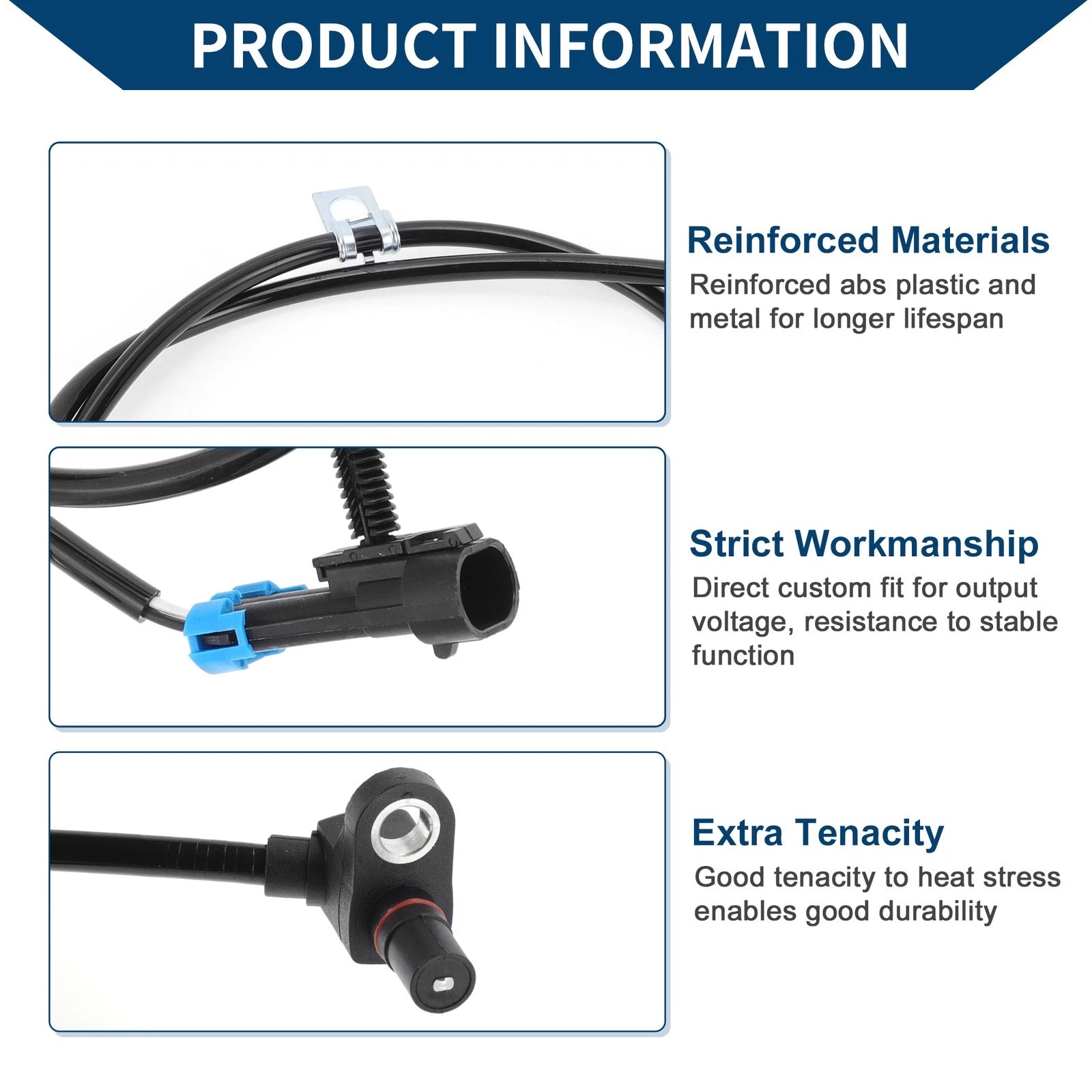 ABS Wheel Speed Sensor No. 15997070 for Cadillac Escalade (2002–2020)