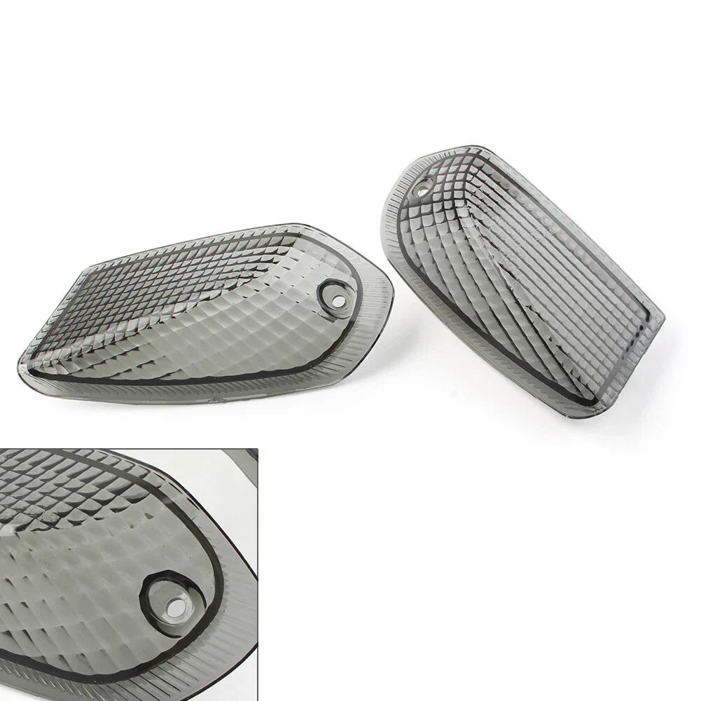 Rear Turn Signal Light Lens Smoke for KAWASAKI ZZR400 600 (1990-1992)