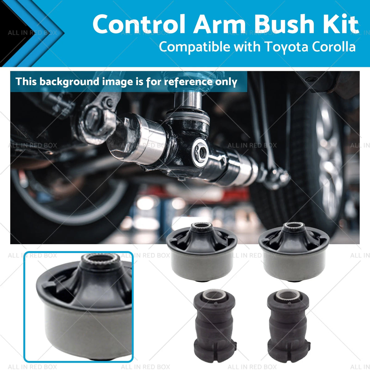 Control Arm Inner Lower Bush Kit for Toyota ZZE122 (2002–2007)